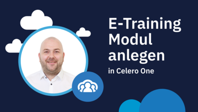 E-Training Modul anlegen in Celero One