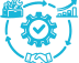 Icon for process optimization of workflow management